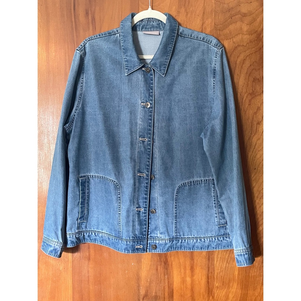 Y2K 2005 Nordstrom Tencel-cotton Utility Barn Jacket Women XL Lagenlook Scandi
